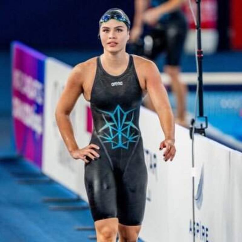 La nadadora paraguaya Luana María Alonso Méndez (19) estará por segunda vez en unos Juegos Olímpicos.