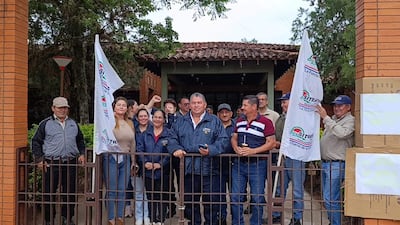 Los funcionarios de la Ande la Regional Norte de Santaní, piden a las autoridades respecto a sus reclamos