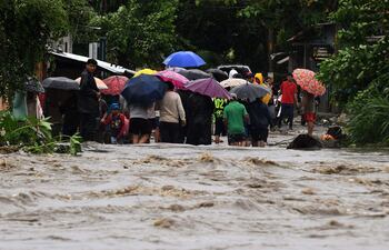 Inundaciones en Honduras.