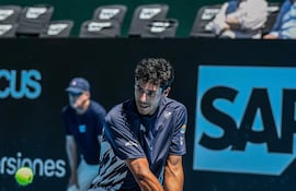 Dani Vallejo se estrena en la qualy del Abierto de Australia.