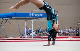 Luana Mendieta Benítez tuvo una actuación perfecta en la Copa Unión 4.0 de gimnasia artística femenina.