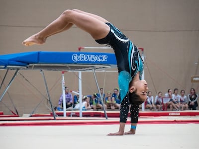 Luana Mendieta Benítez tuvo una actuación perfecta en la Copa Unión 4.0 de gimnasia artística femenina.