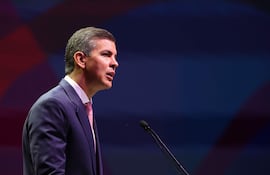 El presidente de la República Santiago Peña