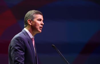 El presidente de la República Santiago Peña