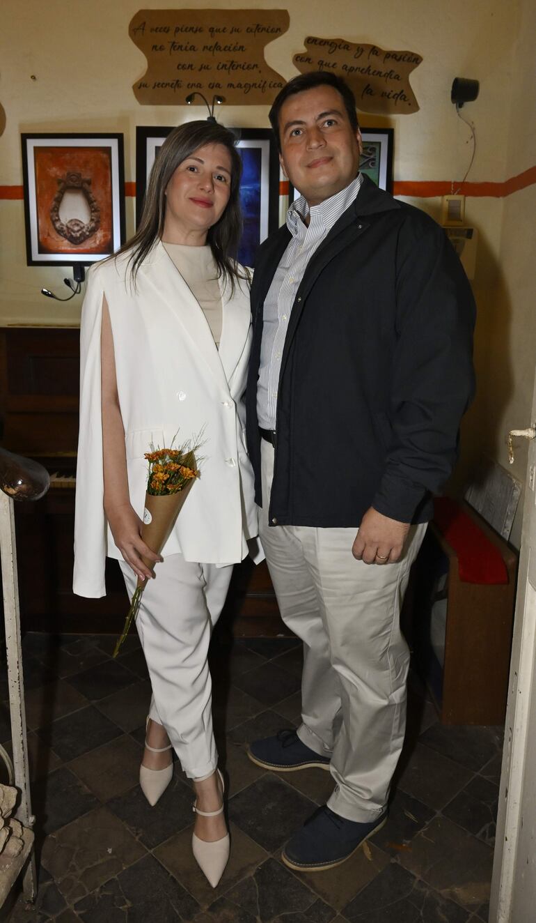 Griselle Vezzetti y José Mas.