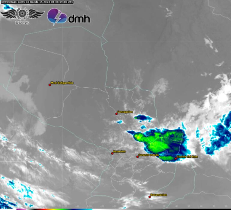 Alerta meteorológica para este martes, 8 de agosto.
