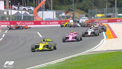 El piloto del Invicta Racing, Joshua Duerksen, quedó fuera de la zona de puntos en la feature race del GP de Bélgica.