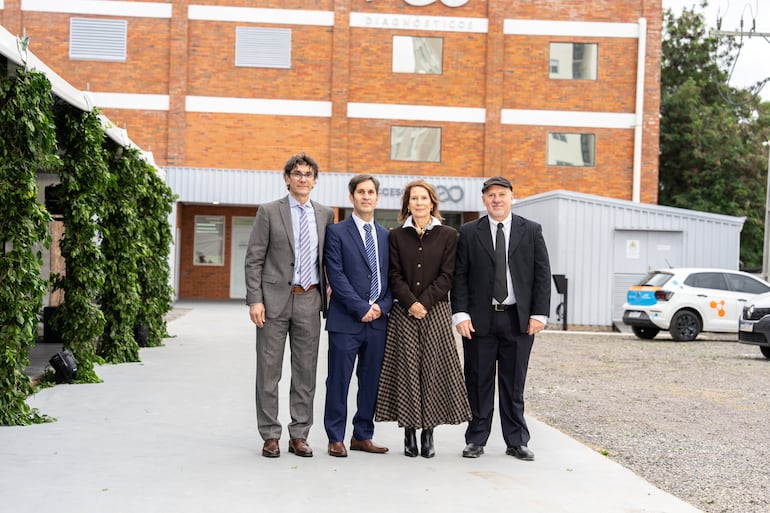 Integrantes del Directorio de Neo Diagnósticos:  Gerardo Deluca, Paulo Díaz Meyer, Renate Henning y Gabriel Pappalardo.