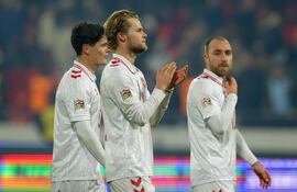 Dinamarca empató con Serbia