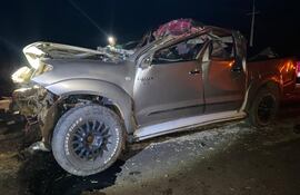 Dos hombres fallecieron en accidente de tránsito en la ruta PY08.