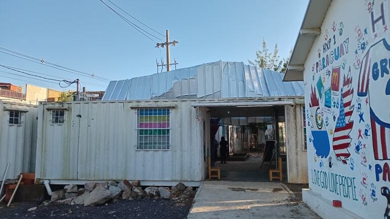 El fuerte temporal ocurrido el domingo arrancó el techo de dos aulas recién inauguradas de la escuela en el Refugio Copaco de Asunción