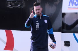 Antony Silva en su época de arquera en la selección paraguaya de fútbol.