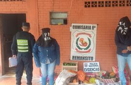 Robo de merienda escolar en Remansito, Villa Hayes.