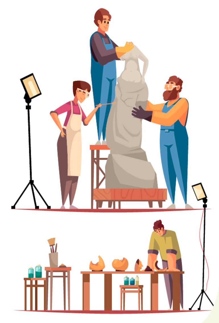Más allá del pintor: profesiones en las que el arte es protagonista