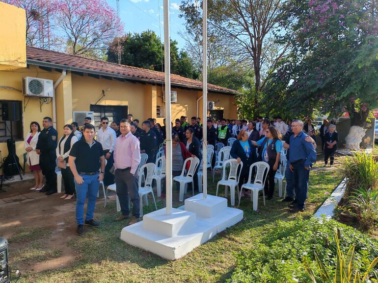 Actos conmemorativos por el Día del Agente de Policía en Asunción.