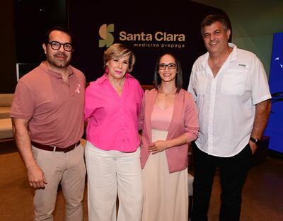 Rodrigo Colmán, Alicia Guanes, Noelia Aquino y Luis Salomón.
