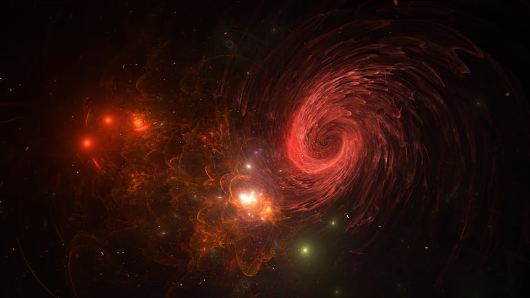 Concepto de planetas, galaxias, estrellas, nubes interestelares, nebulosas, etcétera.
