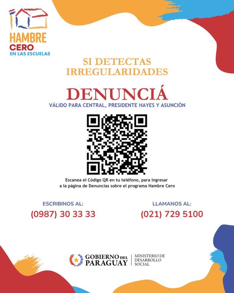 Hambre cero denuncias