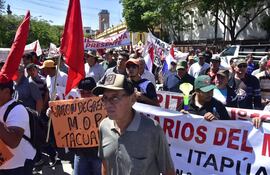 Protesta de Funcionarios