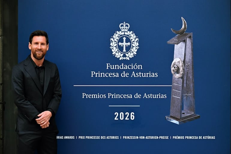 Leo Messi recibió el Premio Princesa de Asturias de los Deportes 2026. (Instagram/Antonela Roccuzzo)