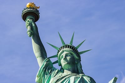 Imagen de la Estatua de la Libertad en Nueva York. El CCPA y la Embajada de Estados Unidos habilitaron el concurso de escultura para el Premio Freedom 250.