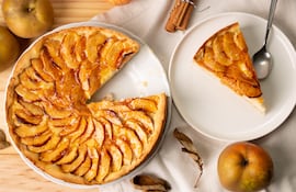Tarta de manzana.