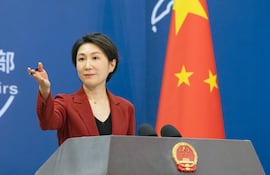 Mao Ning, portavoz del Ministerio de Exteriores de China.