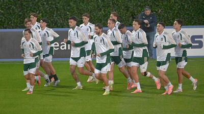 La selección de Italia trabaja en Florencia aguardando el juego de este jueves frente a Moldavia.