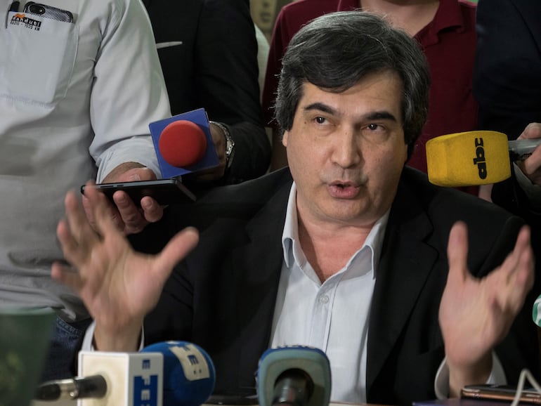 El exsenador Carlos Filizzola, exrepresentante del Frente Guasu. EFE/ Martín Crespo
