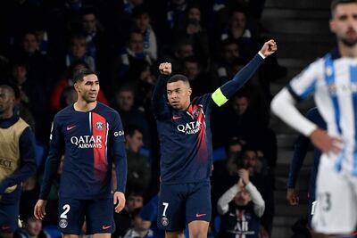 Kylian Mbappé (7) anotó los goles del Paris Saint Germain