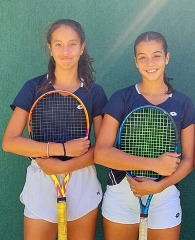 Zoe Doldán y Catalina Delmás, excelentes en torneo Junior.