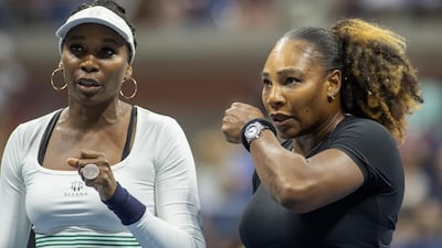 Las hermanas Williams, Venus (izquierda) y Serena, serán atracciones en la competencia de dobles en Cincinnati.