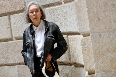 Anne Carson durante una visita a Barcelona. EFE.
