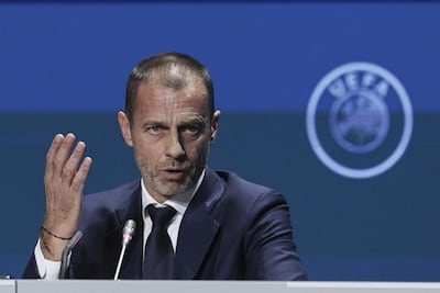 El esloveno Aleksander Ceferin, presidente de la Unión de Asociaciones Europeas de Fútbol (UEFA).