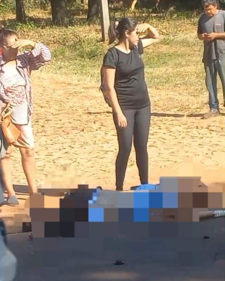 El accidente fatal ocurrió sobre la ruta PY01, barrio San Vicente.