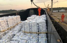 Exportación de arroz