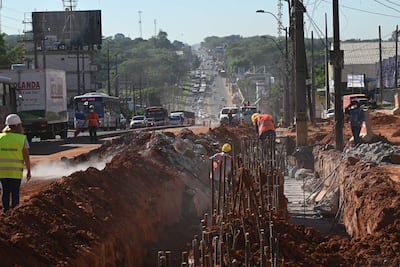 Las obras registran un avance del 50%, según el MOPC.