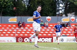 Marcos Gaona, autor del único gol del partido.