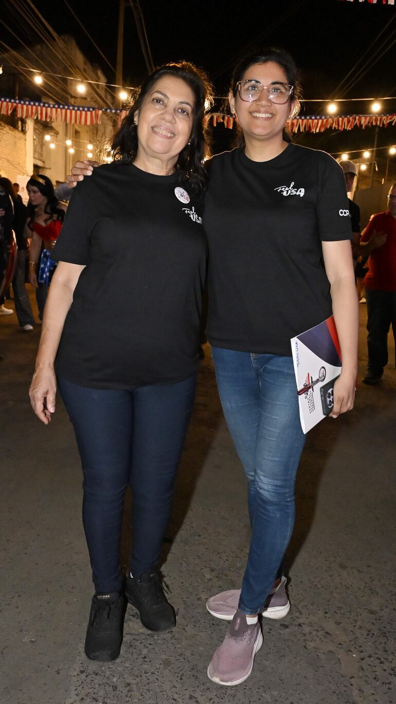 María Cristina Pappalardo y Sandra Galeano.