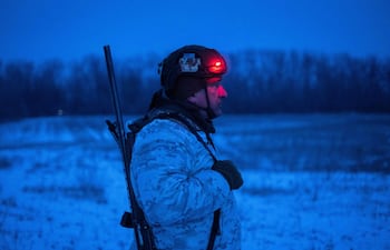 Un soldado ucraniano en la región de Donetsk, el pasado miércoles.