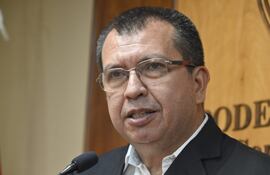 Derlis Osorio, senador reelecto, integrante de la bancada "Bernardino Caballero".