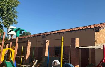 Construcción que, según denuncia, fue adjudicada a una empresa vinculada al intendente de San Roque González, Emanuel Morán (Alianza).