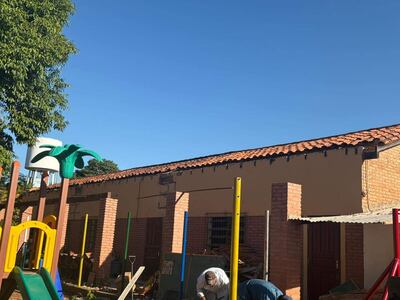 Construcción que, según denuncia, fue adjudicada a una empresa vinculada al intendente de San Roque González, Emanuel Morán (Alianza).