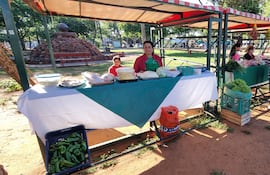 Feriantes Sanjuaninos realizan su tradicional feria granjera.