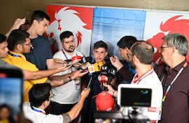 El mediocampista de la selección paraguaya, Andrés Cubas habla con los medios en la previa al duelo ante Turquía, por la segunda ronda del Grupo D del Mundial 2026.