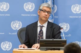 El secretario general de la ONU, Farhan Haq