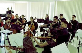 Imagen del concierto "Tributo a 100 años de guarania", que fue realizado en el Centro Cultural de la República El Cabildo.