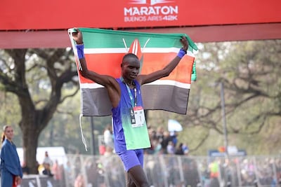 Bethwel Kibet Chumba, ganador en Buenos Aires.
