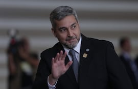 El expresidente de la República, Mario Abdo Benítez.