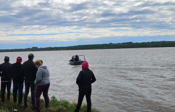 Hombre desaparecido en aguas del río en Carmen del Paraná